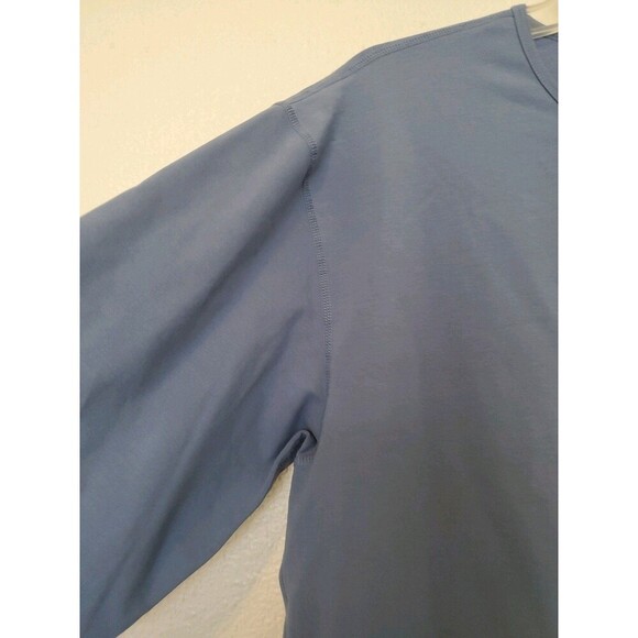 BYLT Premium Basics Lux T-Shirt Sz XL Drop Cut Long Sleeve Stretch Active Gray - Picture 7 of 16